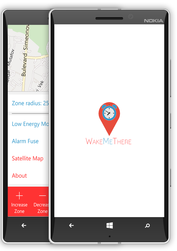 WakeMeThere App